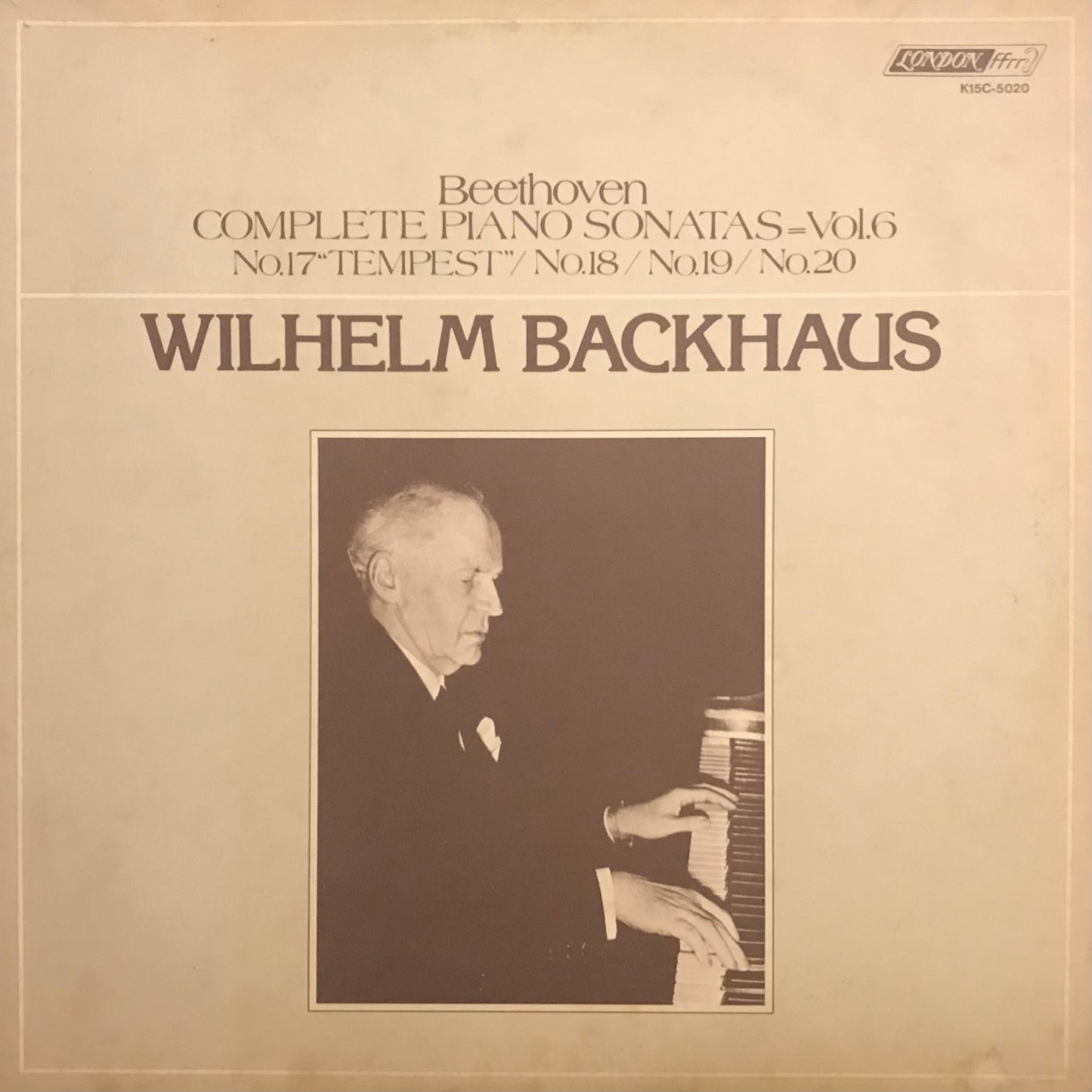 Beethoven: Complete Piano Sonatas - Vol.6 No.17” Tempest”/ No.18/ No.19/ No.20