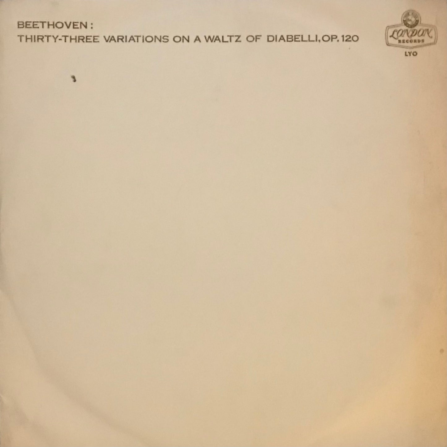 Beethoven: Thirty- Three varatoins on Waltz of Diabelle,Op.120