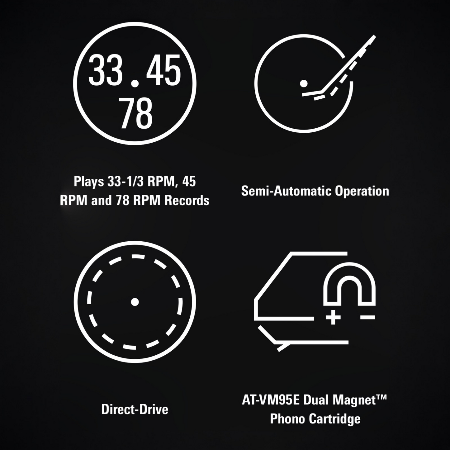 Audiotechnica AT-LP8X Turntable