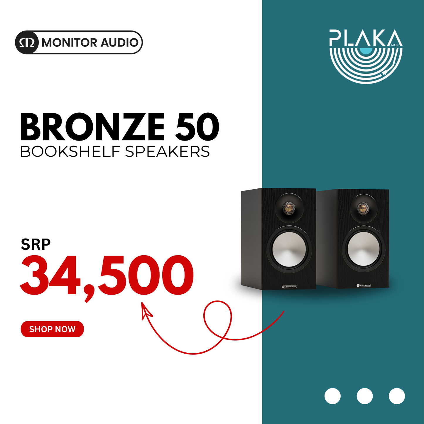 Monitor Audio - Bronze 50 Bookshelf Speakers