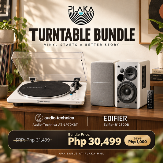 Audiotechnica Turntable + Edifier Speakers Bundle Promo 2