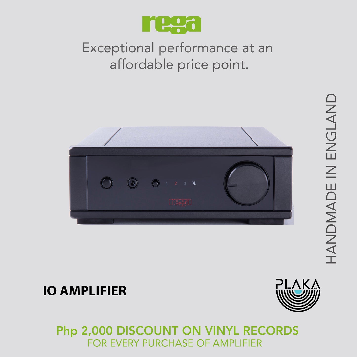 REGA IO Amplifier
