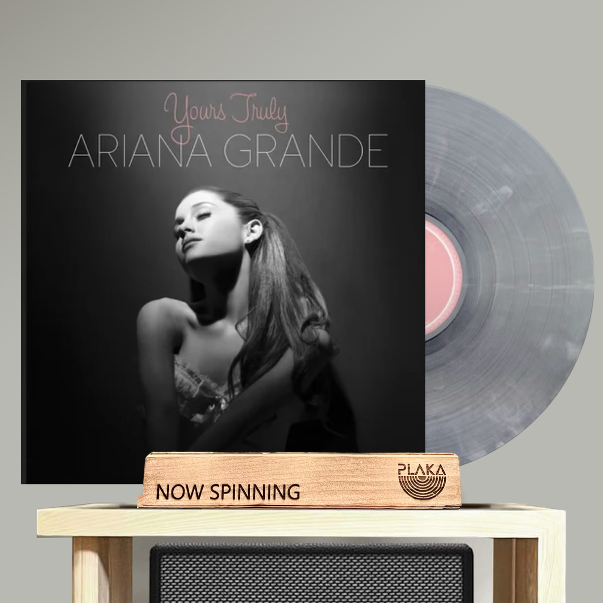 Ariana Grande - Yours Truly (Clear & White Swirl)