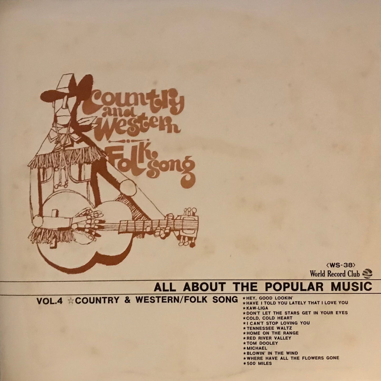 All About Popular Music Vol. 4- Country & Western/ Folk Song