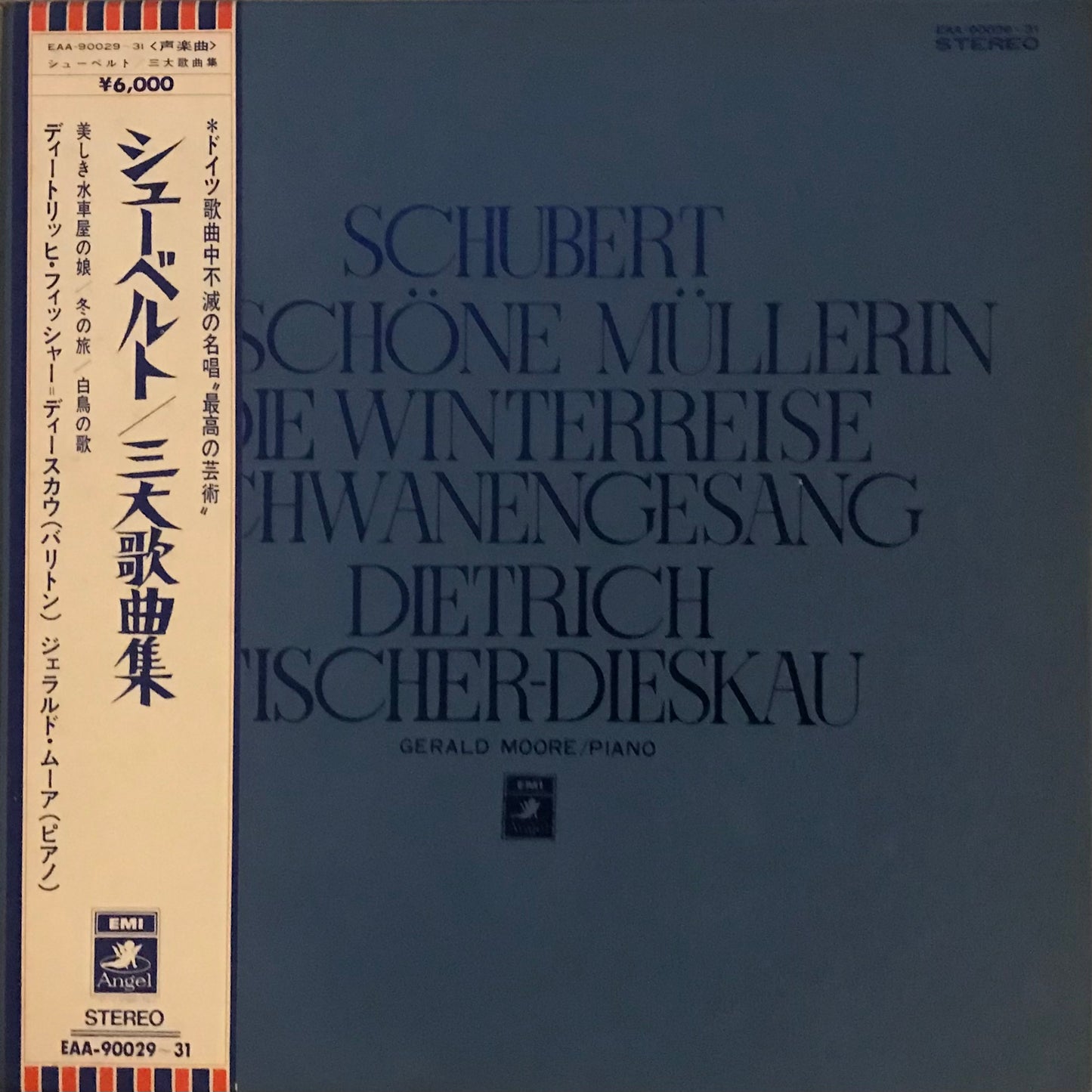 Schubert Die Schöne Müllerin Die Winterreise Schwanengesang Dietrich Fischer- Dieskau(Box Set No.32)