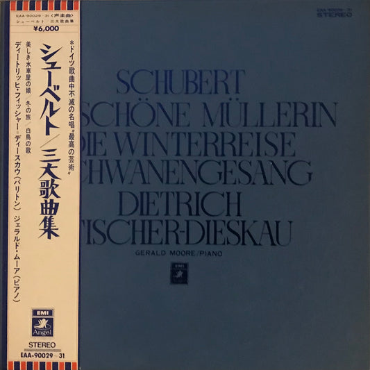 Schubert Die Schöne Müllerin Die Winterreise Schwanengesang Dietrich Fischer- Dieskau(Box Set No.32)