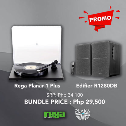 Rega Planar 1 Plus + Edifier R1280DB Combo