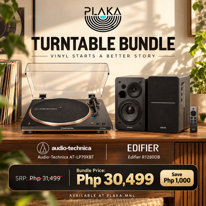Audiotechnica Turntable + Edifier Speakers Bundle Promo 2