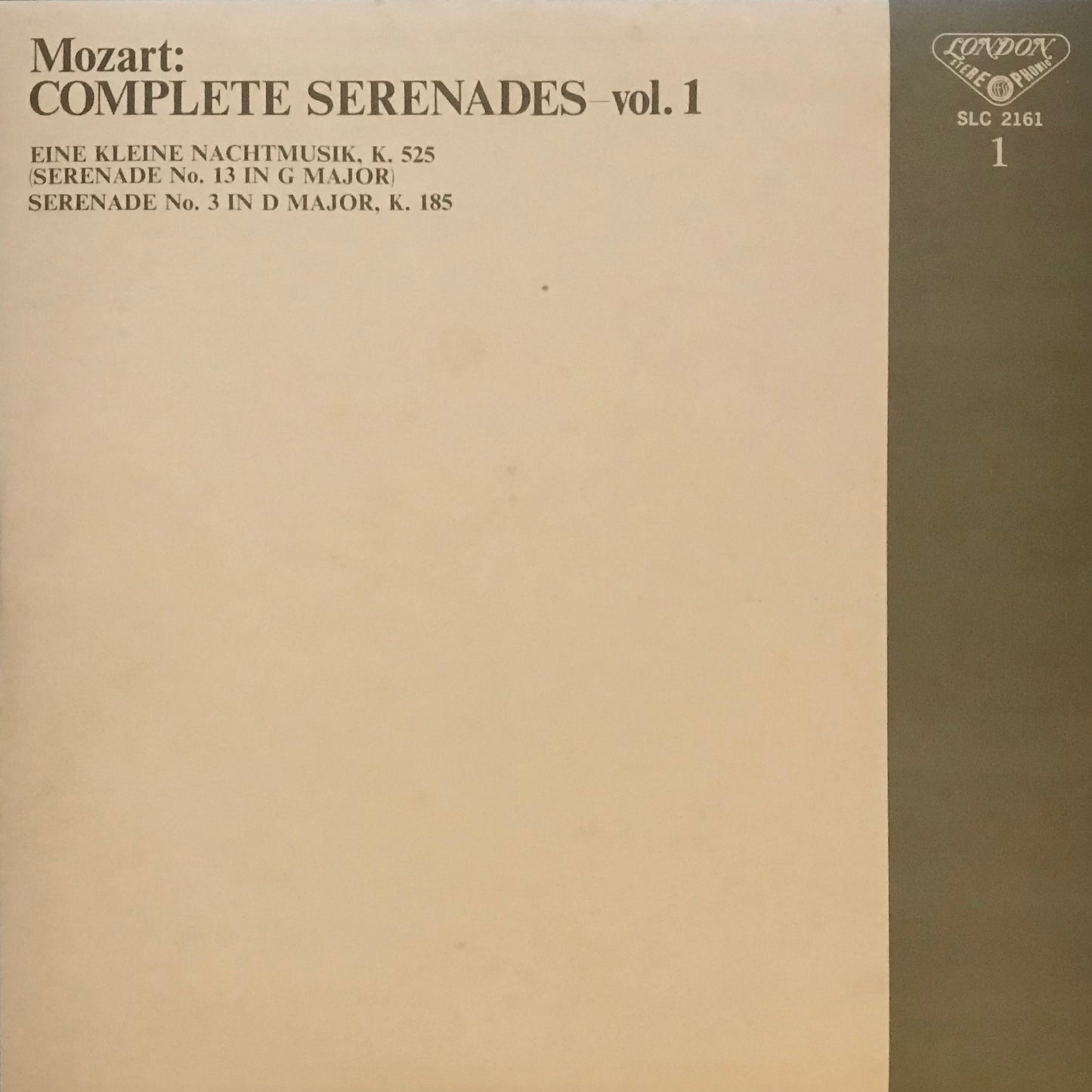 Mozart: Complete Serenades Volume I( Willi Boskovsky)( Box Set No.49)