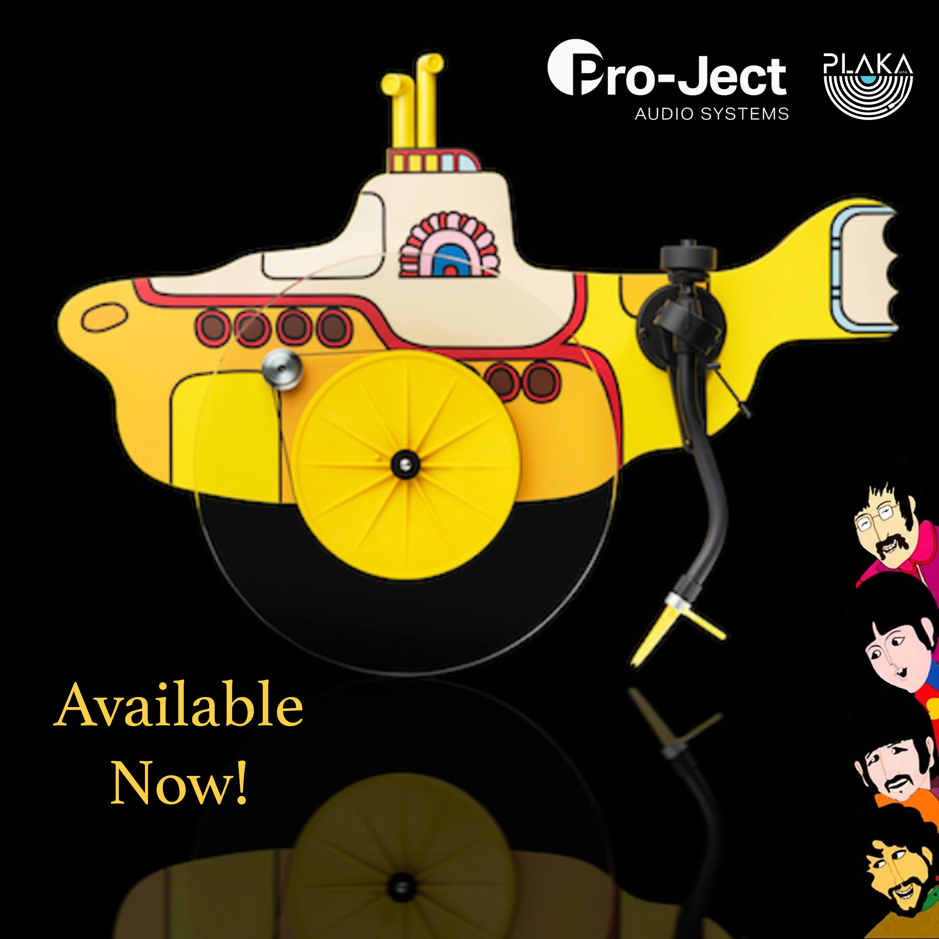 Pro-ject Primary Yellow Submarine Turntable – Plaka.MNL