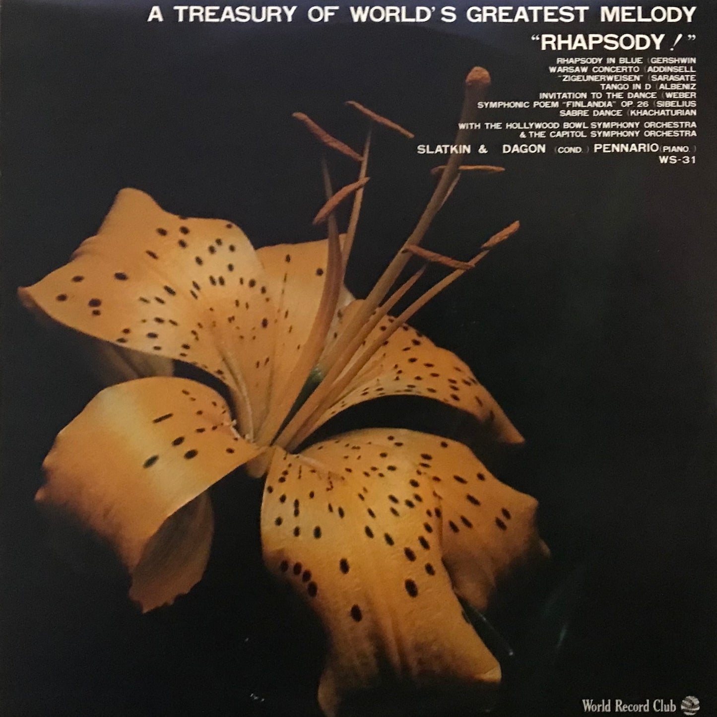 A treasury of World’s Greatest Melody” Rhapsody”