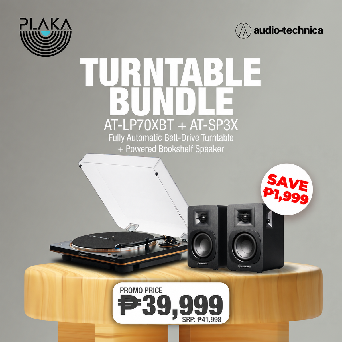 Audiotechnica Turntable Bundle Promo