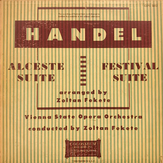 Handel Aleceste Suite- Festival Suite