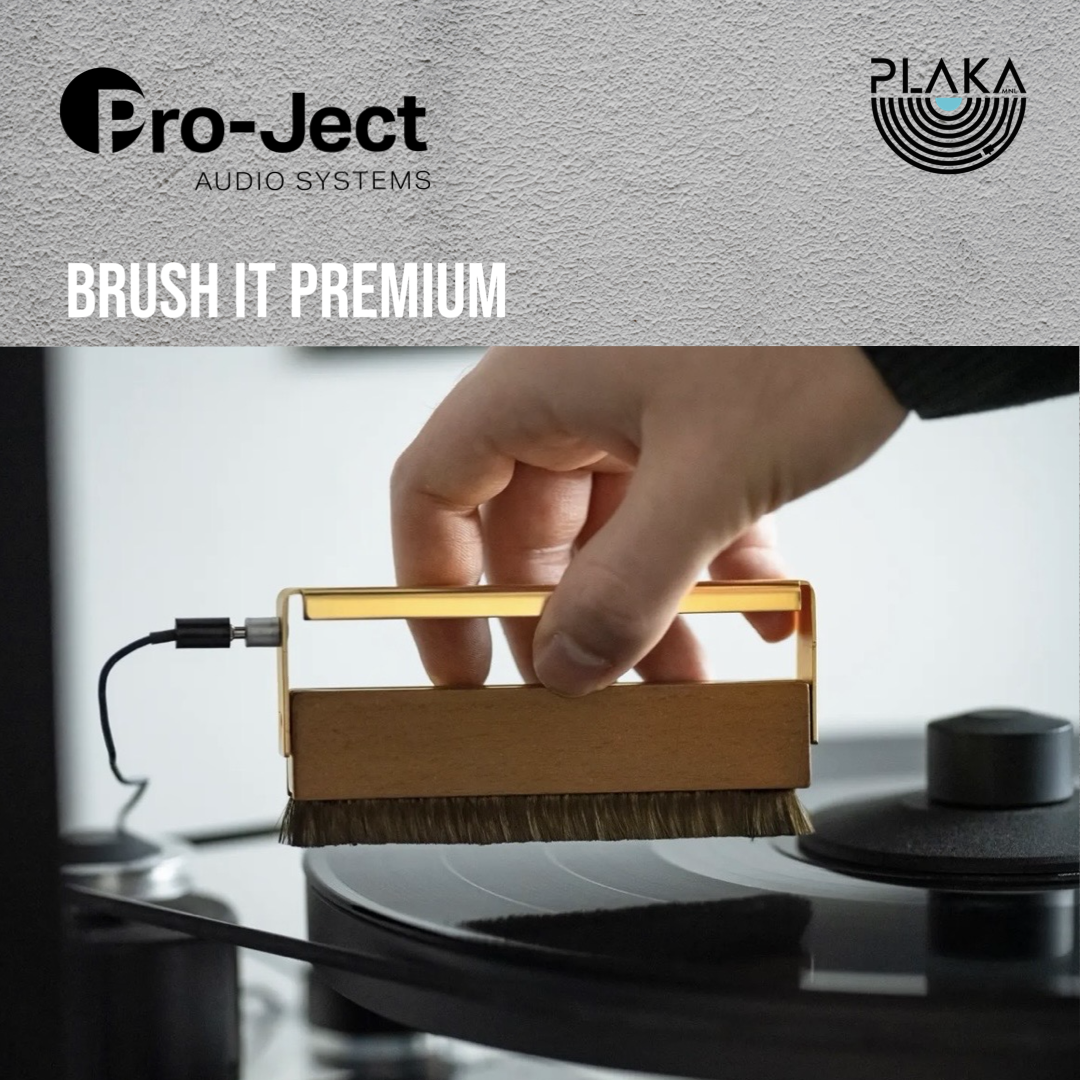 Brush It Premium -  Metal brush with grounding cable