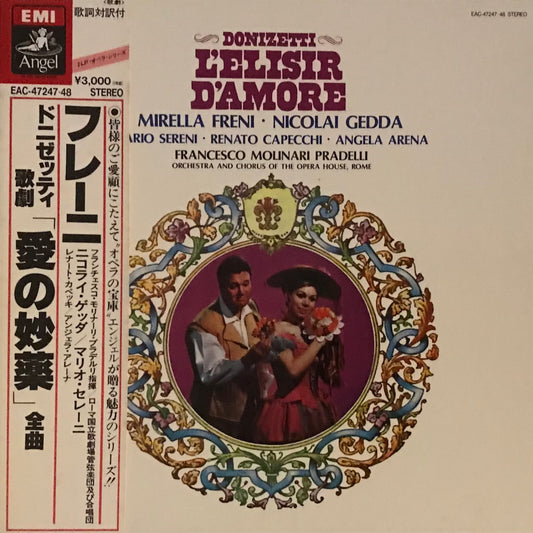 L’elisir D’amore- Mirella Freni. Nicolai Gedda Mario Sereni. Renato Capecchi. Angela Arena(Box Set No.36)