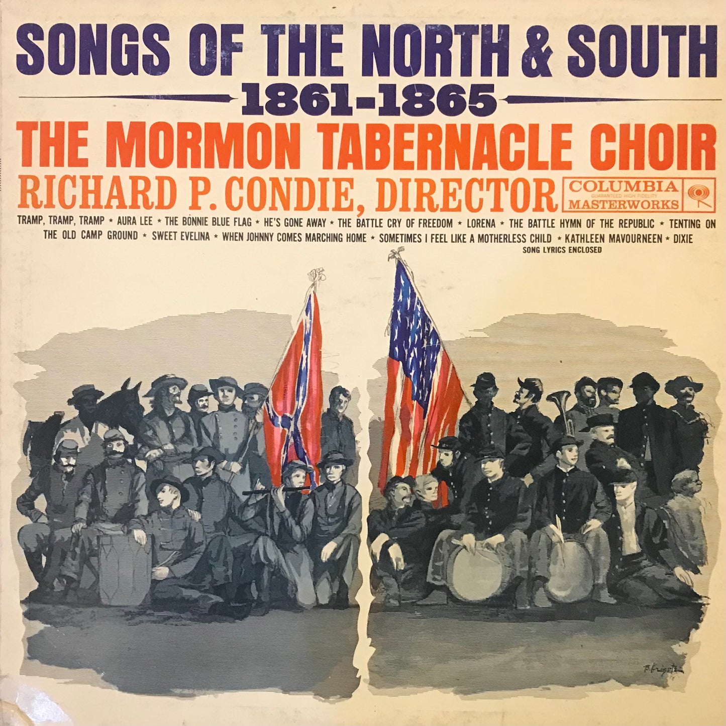 Songs of the North & South 1861-1865 ( The Mormon  Tabernacle Choir)