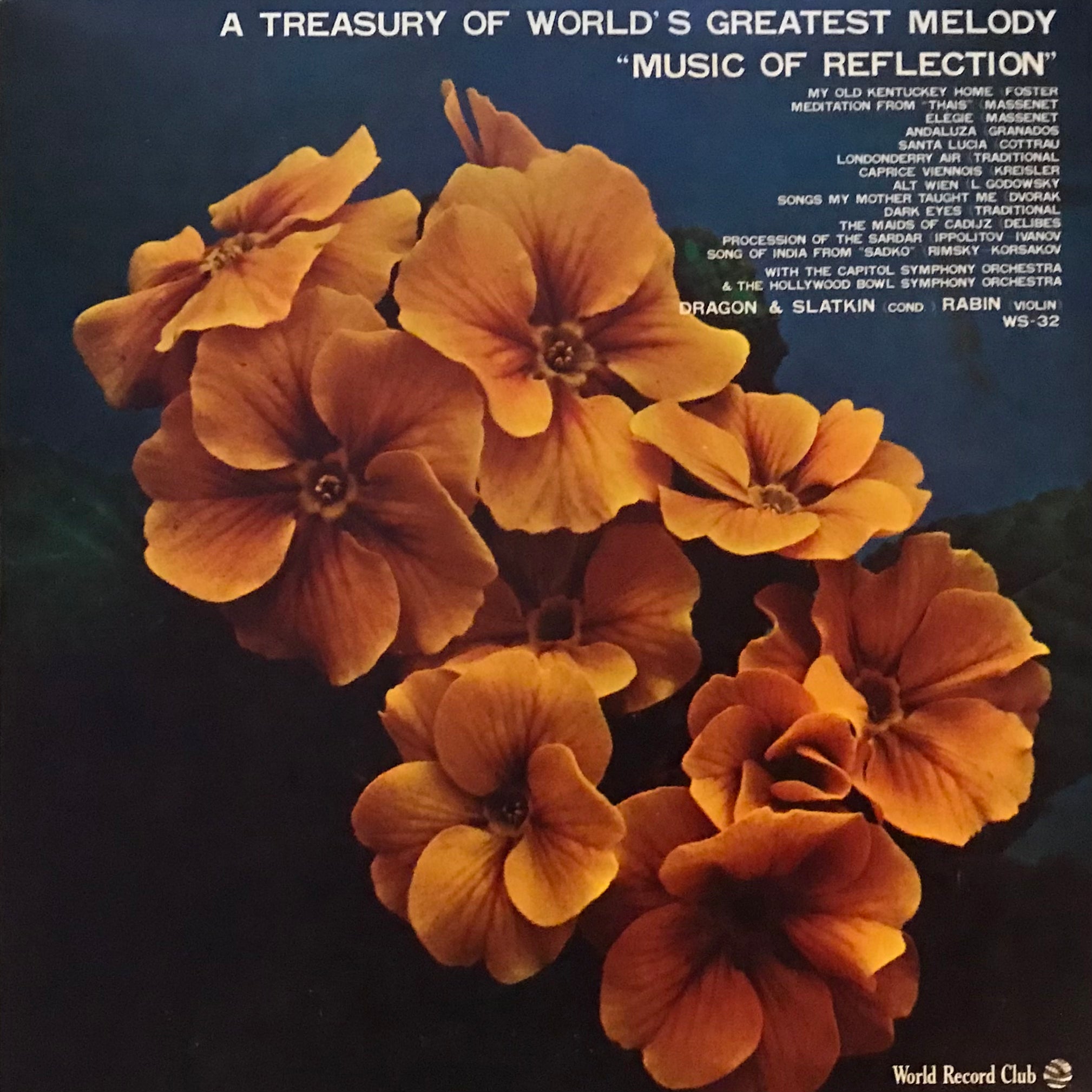 A treasury of World's Greatest Melody” Music of Reflection