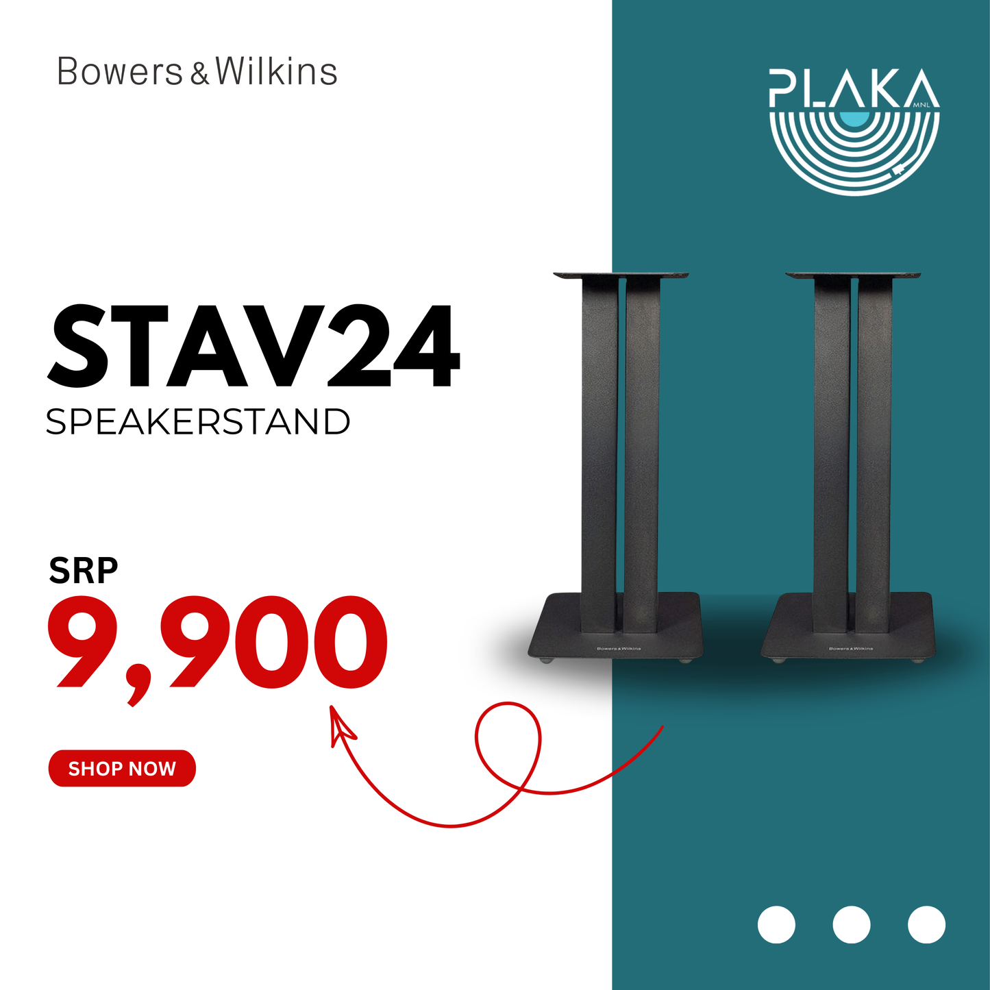 Bower and Wilkins - Stav24 Speaker Stand