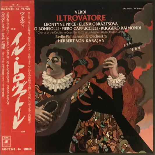 Verdi: ILTRAVATORE- LEONTYNE PRICE. ELENA OBRAZTSOVA FRANCO BONISOLLI. PIERO CAPPUCCILLI.RUGGERO RAIMONDI( Box Set No.34)