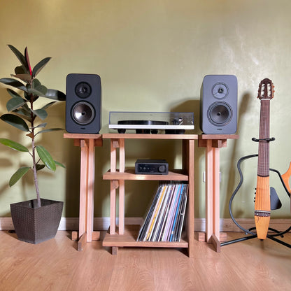 Turntable Station + Speaker Stands