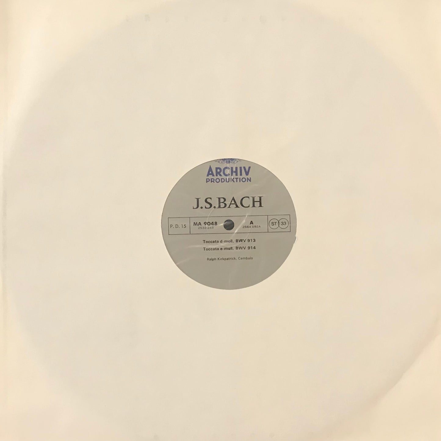 J.S.Bach: Cembalowerke1 Works for Harpischordi Euvres pour Clavecini( Box Set No.23)
