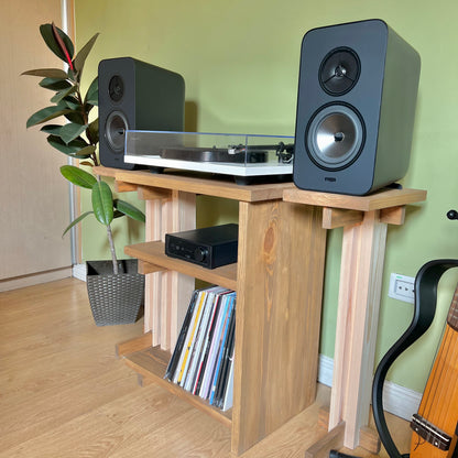 Turntable Station + Speaker Stands