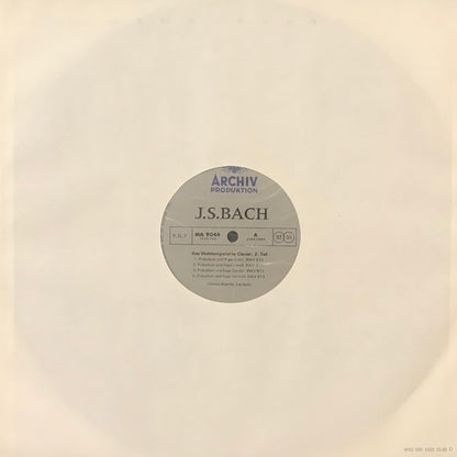 J.S.Bach: Cembalowerke1 Works for Harpischordi Euvres pour Clavecini( Box Set No.23)
