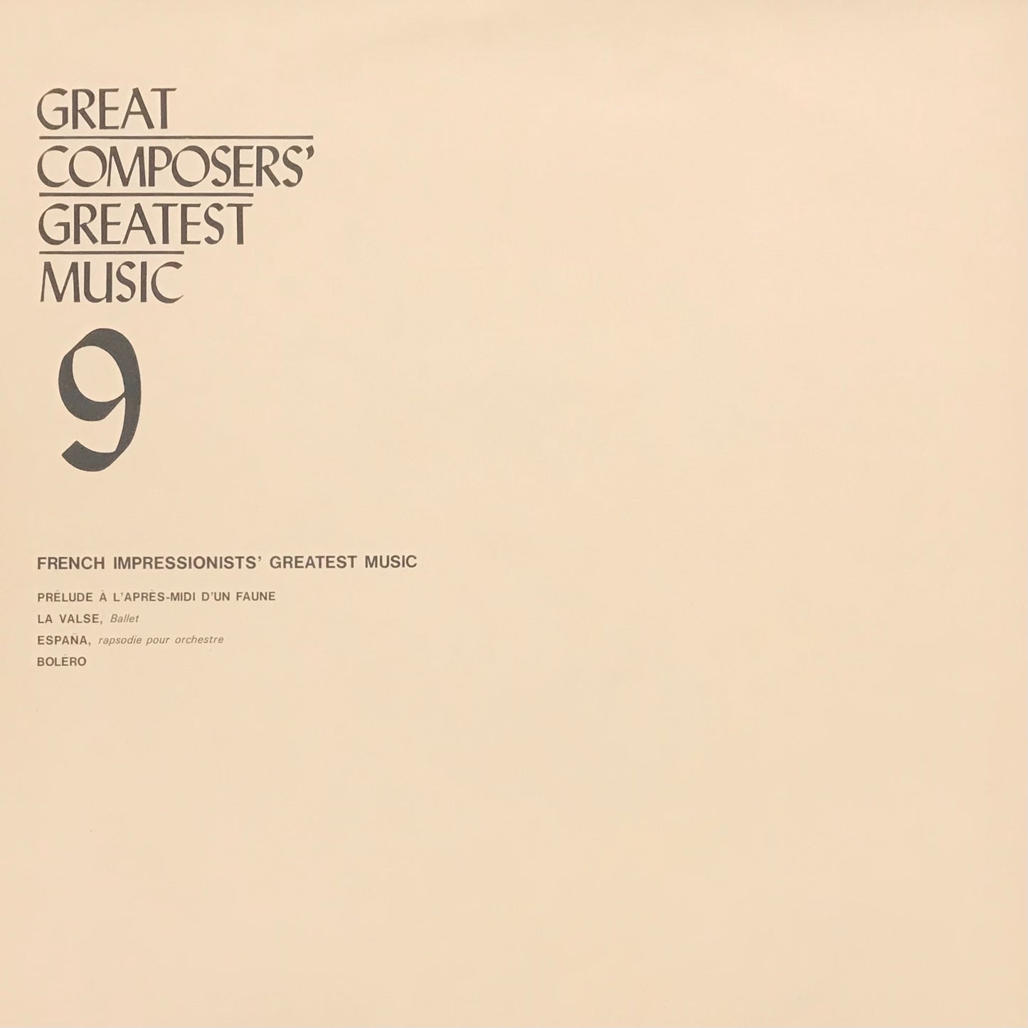 Great Composers’ Greatest Music(BoxSet No.26)