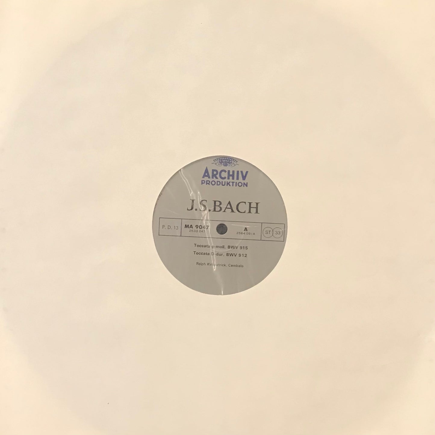 J.S.Bach: Cembalowerke1 Works for Harpischordi Euvres pour Clavecini( Box Set No.23)