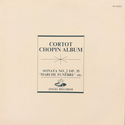 Cortot Chopin Album(Box Set No.11)