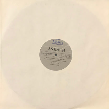 J.S.Bach: Cembalowerke1 Works for Harpischordi Euvres pour Clavecini( Box Set No.23)