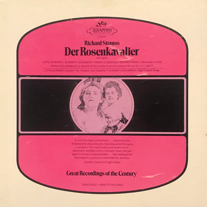 Strauss:Der Rosenkavalier(Abridged). Lehmann.Heger(Box Set No.24)