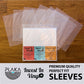 Vinyl Record Sleeve - Package 1 : 100pcs. Outer Sleeves