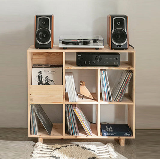 Spin Shelf : Turntable Station + Vinyl Storage