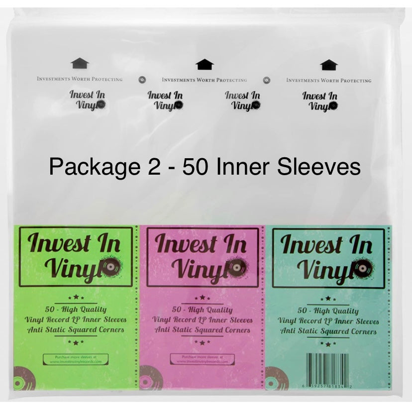 Vinyl Record Sleeve - Package 2: 50pcs. Inner Sleeves Plaka.MNL Vinyl Record Sleeve - Package 2: 50pcs. Inner Sleeves Plaka.MNL
