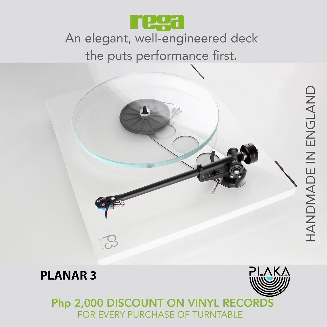 REGA Planar 3 (P3) Turntable