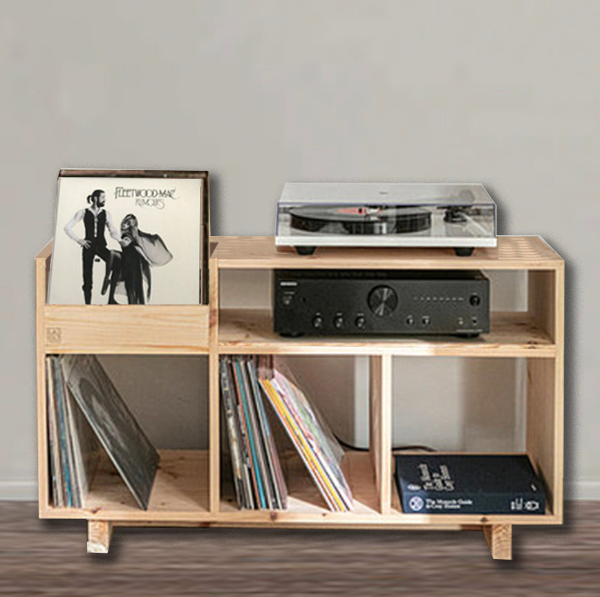 Shelf Variation 3 Turntable Station + Vinyl Storage